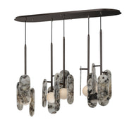 Megalith 5-Light Pendant in Brushed Bronze