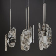 Megalith 5-Light Pendant in Gunmetal