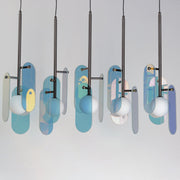 Megalith 5-Light Pendant in Brushed Bronze