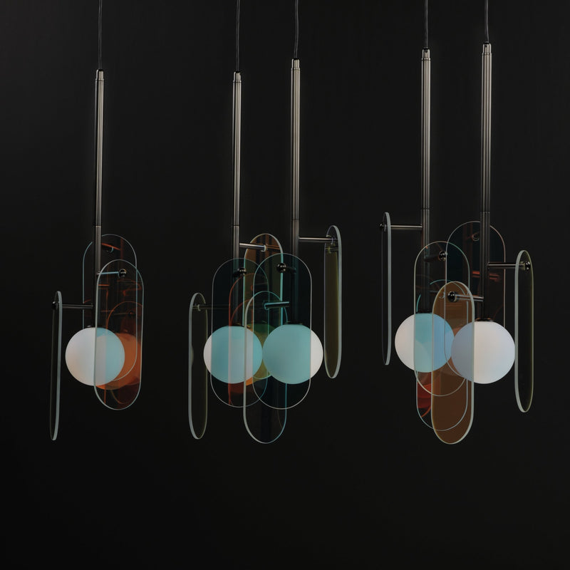 Megalith 5-Light Pendant in Gunmetal