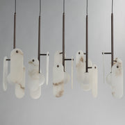 Megalith 5-Light Pendant in Brushed Bronze