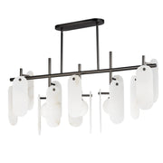 Megalith 5-Light Linear Pendant in Gunmetal