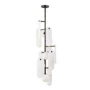 Megalith 5-Light Vertical Pendant in Gunmetal