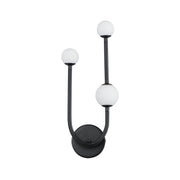 Alina 3-Light LED Wall Sconce in Black