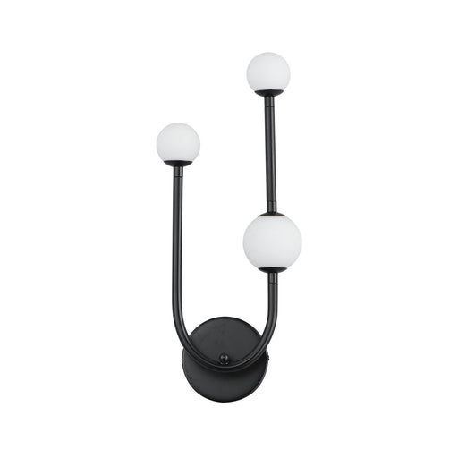 Alina 3-Light LED Wall Sconce in Black