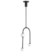 Alina 3-Light LED Pendant in Black