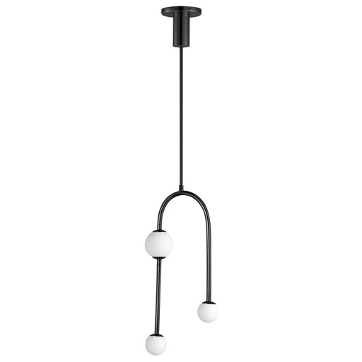Alina 3-Light LED Pendant in Black