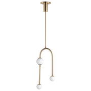 Alina 3-Light LED Pendant in French Gold