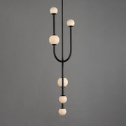 Alina 6-Light LED Pendant in Black