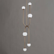 Alina 6-Light LED Pendant in French Gold