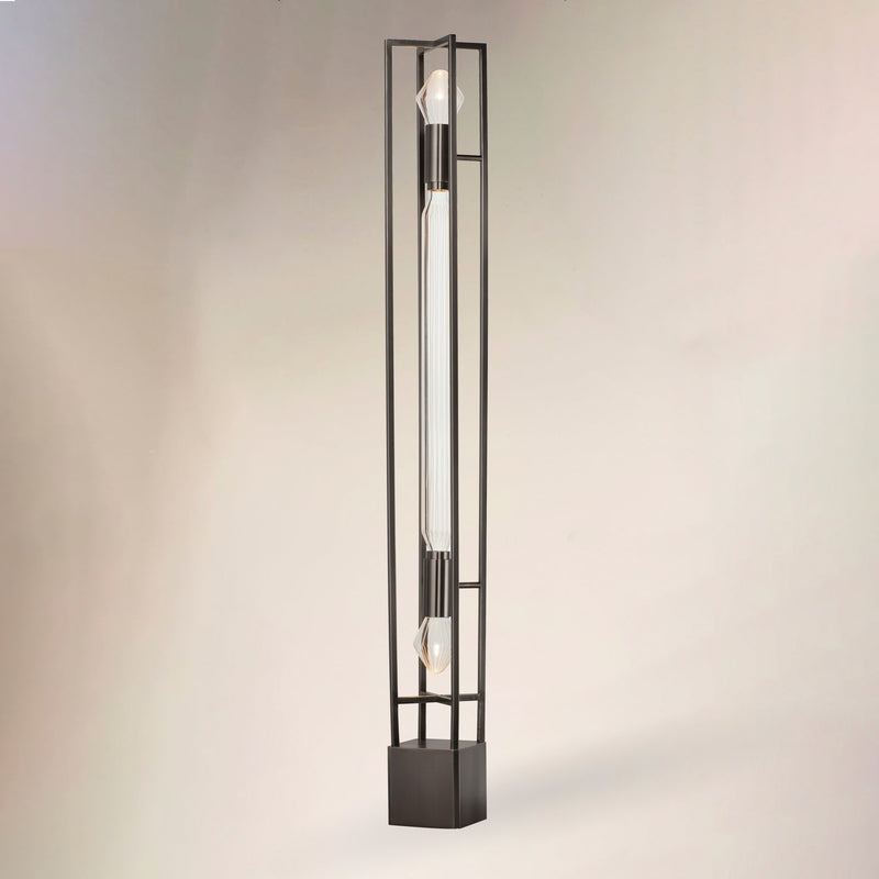 Zeppelin LED Floor Lamp in Gunmetal