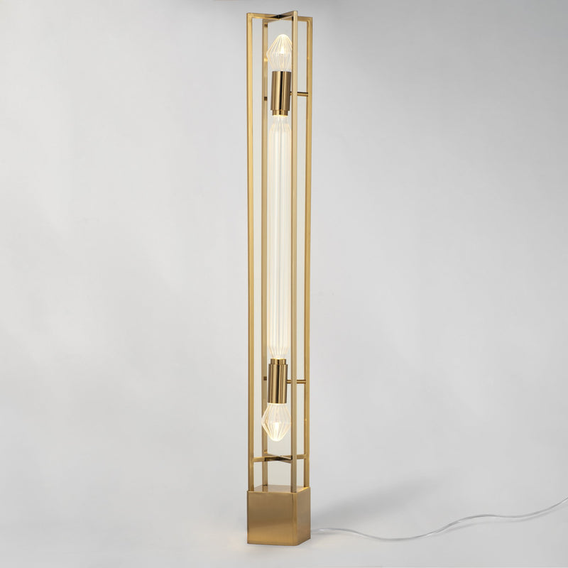 Zeppelin LED Floor Lamp in Heritage