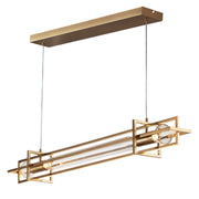 Zeppelin 50" LED Linear Pendant in Heritage