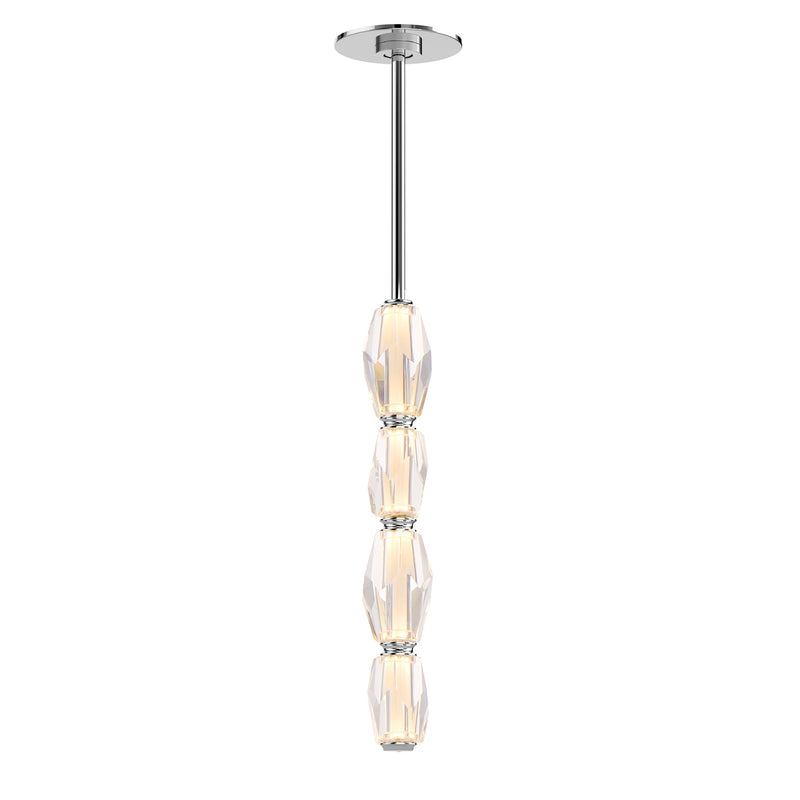 Dolce Vita 22" LED Pendant in Polished Nickel