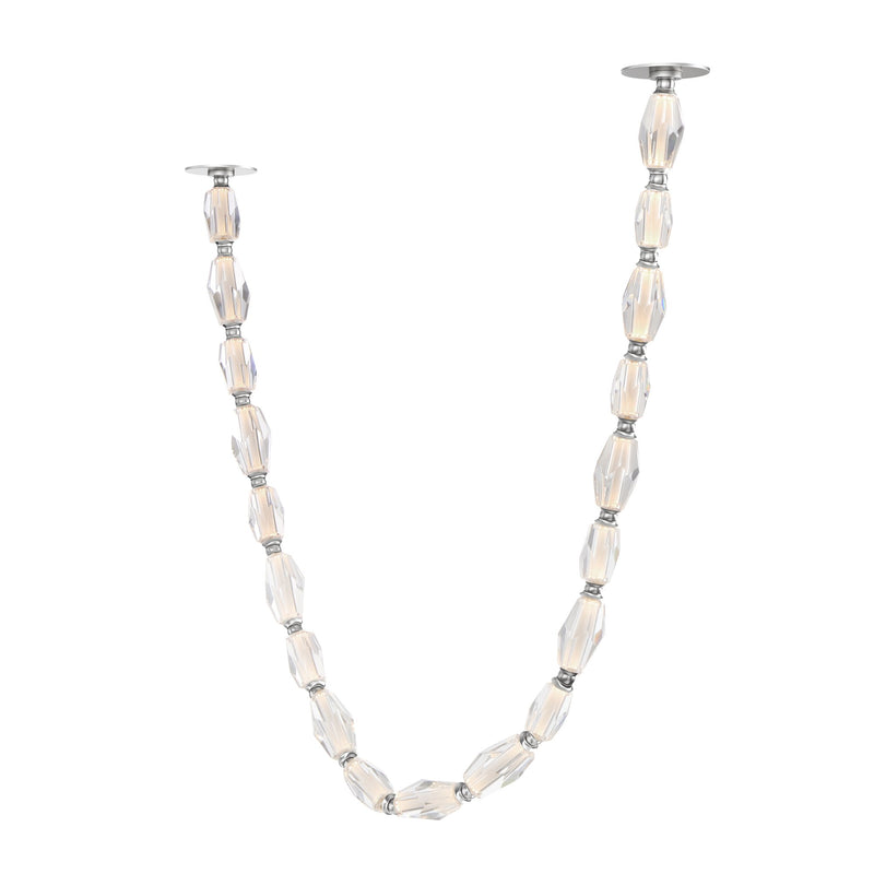 Dolce Vita 108" LED Pendant in Polished Nickel