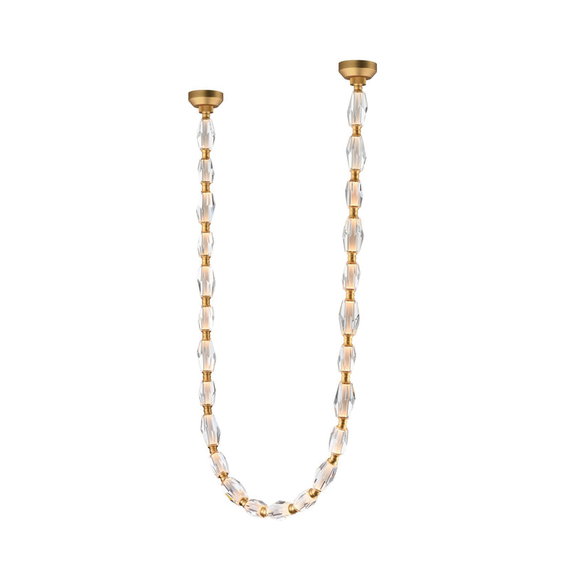 Dolce Vita 132" LED Pendant in Gold