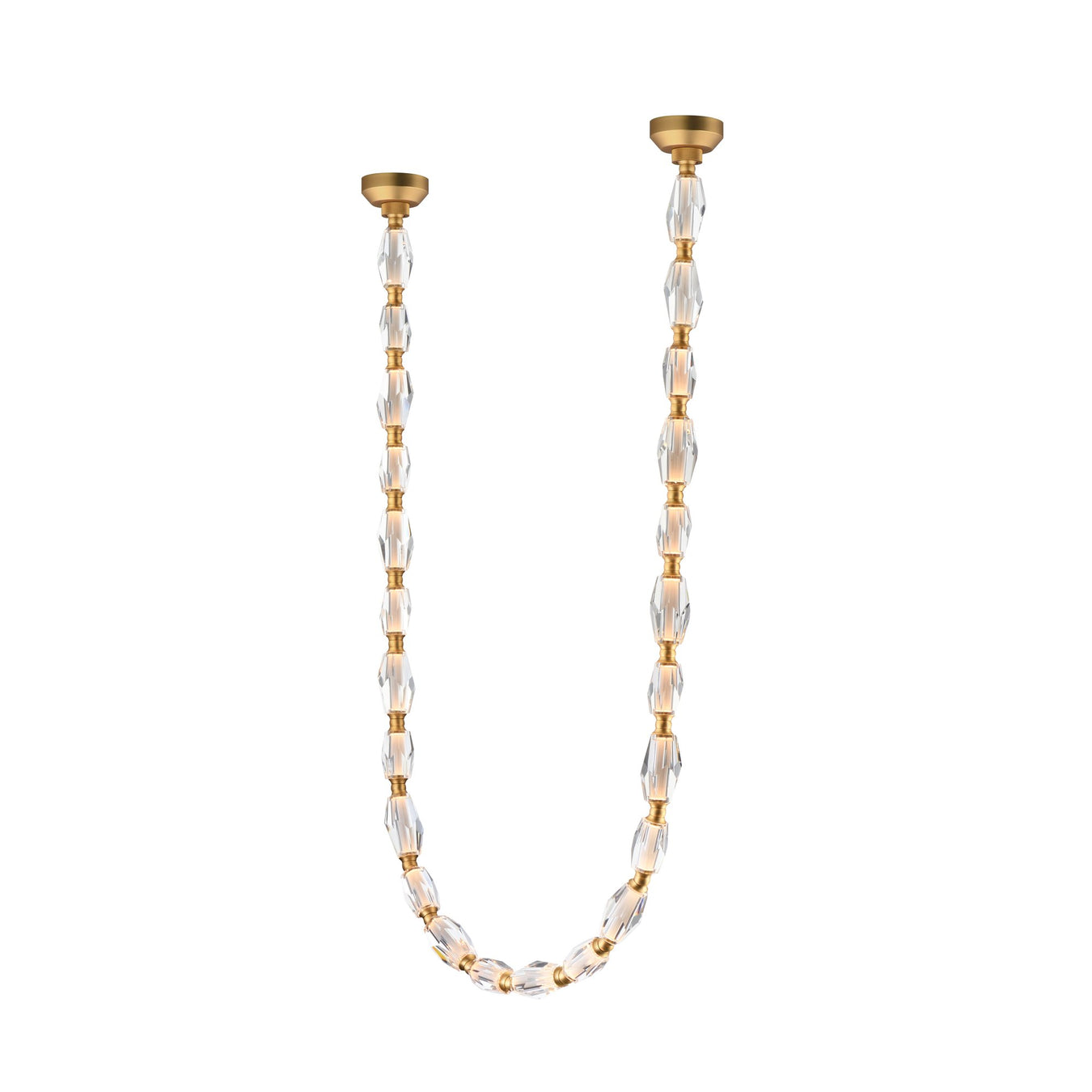 Dolce Vita 132" LED Pendant in Gold