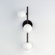 Contour 3-Light Wall Sconce in Brushed Bronze