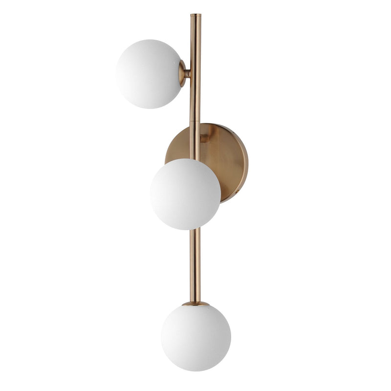 Contour 3-Light Wall Sconce in Heritage