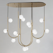 Contour 16-Light Cord Hung Pendant in Heritage