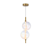 Dreamer 18" LED Single Pendant in Natural Aged Brass