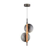 Dreamer 18" LED Single Pendant in Black Chrome