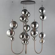 Dreamer 54" LED Cord Hung Pendant in Black Chrome