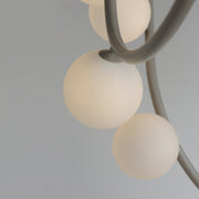 Contour 18-Light Made to Order Chandelier in Taupe