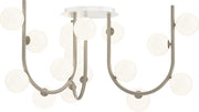 Contour 18-Light Made to Order Chandelier in Taupe