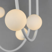 Contour 18-Light Made to Order Chandelier in White