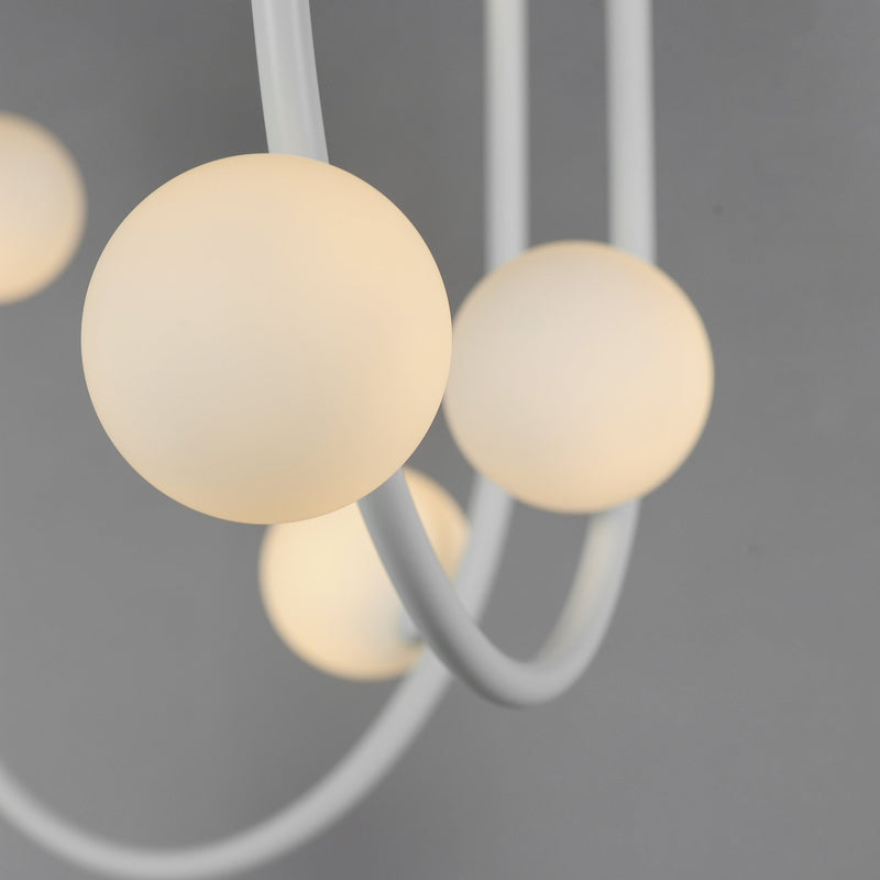 Contour 36-Light Made to Order Chandelier in White