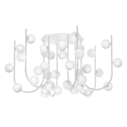 Contour 36-Light Made to Order Chandelier in White