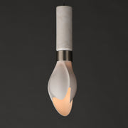 Burgeon LED Single Pendant in Satin Nickel