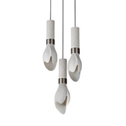 Burgeon 3-Light Pendant in Satin Nickel
