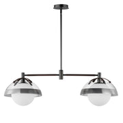 Domain 2-Light Pendant in Gunmetal