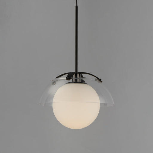 Domain 14" Pendant in Black Chrome