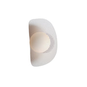 Chips 1-Light Wall Sconce in Matte White