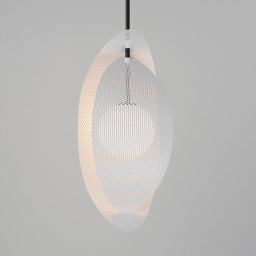 Chips 1-Light Pendant in Matte White