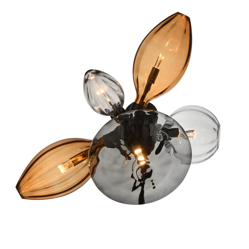 Ray Dance LED Wall Sconce in Black