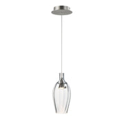Ray Dance LED Olive Pendant in Brushed Aluminum