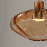 Ray Dance LED Lampion Pendant in Brushed Aluminum