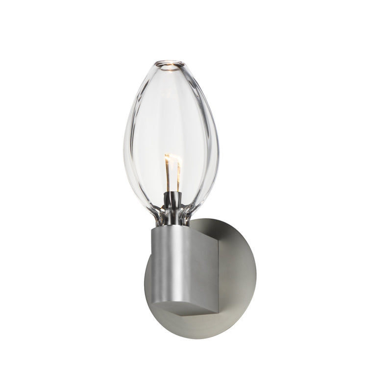 Ray Dance LED Wall Sconce - Olive in Brushed Aluminum