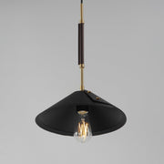 Cavalier 11" Pendant in Natural Aged Brass