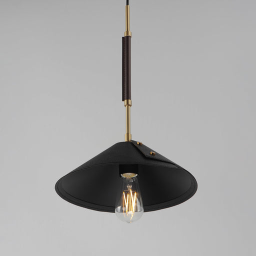 Cavalier 11" Pendant in Natural Aged Brass