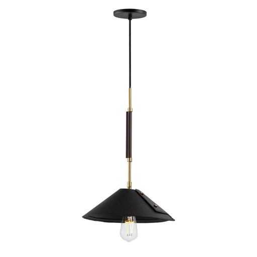 Cavalier 11" Pendant in Natural Aged Brass