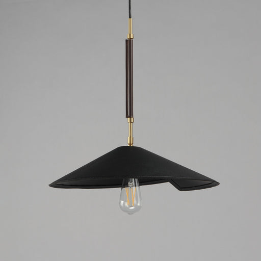 Cavalier 16" Pendant in Natural Aged Brass