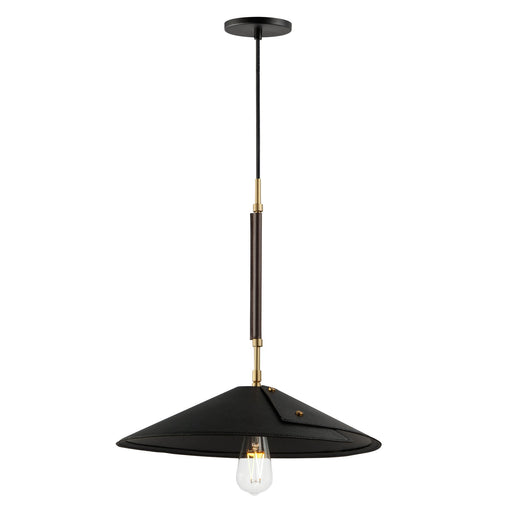 Cavalier 16" Pendant in Natural Aged Brass