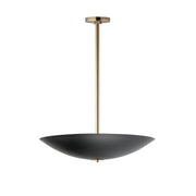 Vesta 24" LED Pendant/Semi-Flush in French Gold