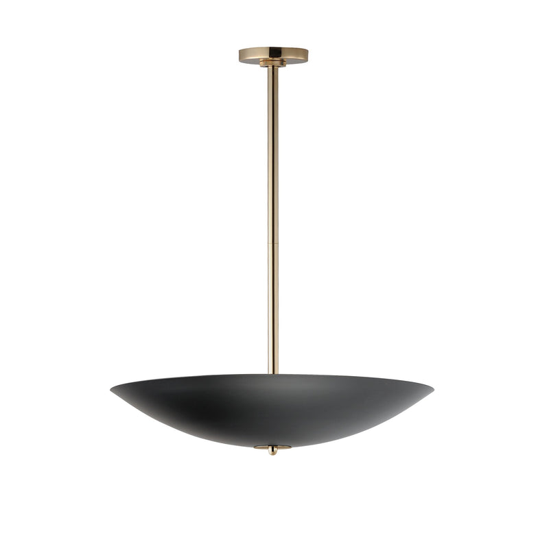 Vesta 24" LED Pendant/Semi-Flush in French Gold