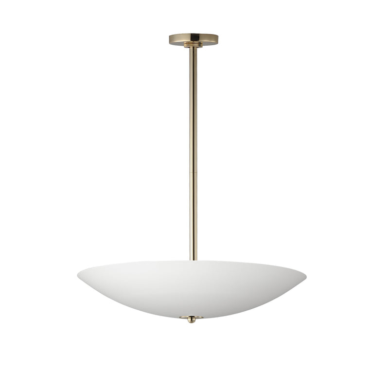 Vesta 24" LED Pendant/Semi-Flush in French Gold
